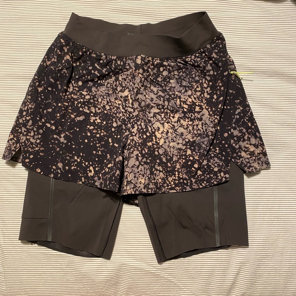 Lululemon Track That 2 in 1 Shorts.